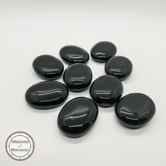 Black Obsidian Palmstone