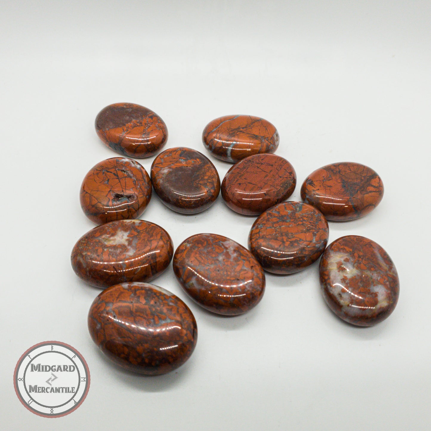 Red Brecciated Jasper Palmstone